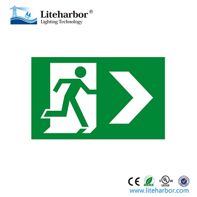 Liteharbor-UL Listed Running Man ABS LED Exit Sign