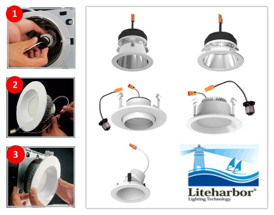 How to Install Your LED Retrofit Light-Liteharbor