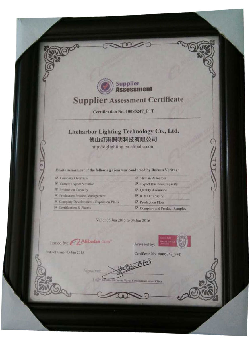 Liteharbor Bureau Veritas Certification