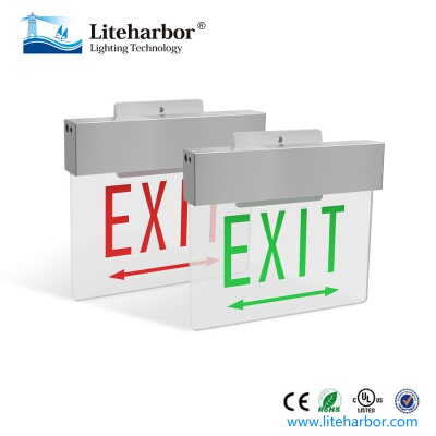 Liteharbor LED Exit Sign with Battery