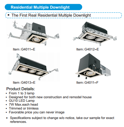 residential downlight