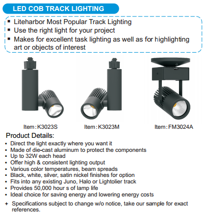 LED Track lighting