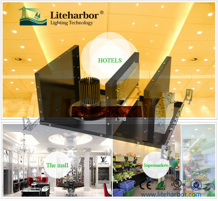 Liteharbor upgraded recessed downlight with emergency system