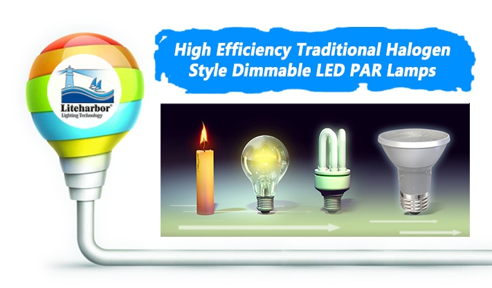 High Efficiency Traditional Halogen Style DimmableLED PAR Lamps