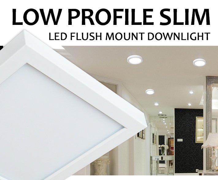 Low Profile Slim LED Flush Mount Downlight