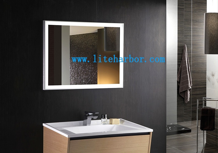 Bathroom mirror with lighting for Europe and America market