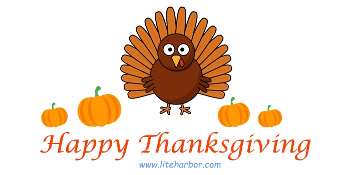 Liteharbor Wish You A Happy Thanksgiving Day