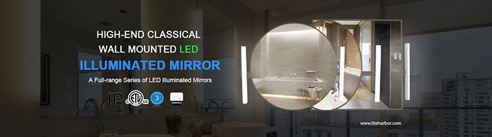 Liteharbor Classical Design LED Illuminated Mirror