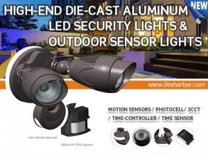 High-end Die-cast Aluminum LED Security Lights & Outdoor Sensor Lights