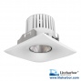 3 Inch Square Shape COB LED Retrofit Trim0