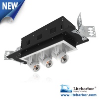 3-Lamp Retractable Multiple Recessed Downlight