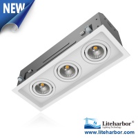 Residential 3-Lamp New Construction or Remodel Mini Multiple COB LED Downlight