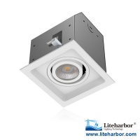 Residential 1-Lamp New Construction or Remodel Mini Multiple COB LED Downlight