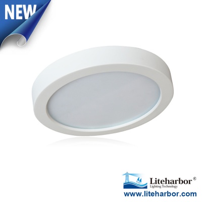 Die-cast aluminum 9 Inch Round Flush Mount LED Ceiling Light