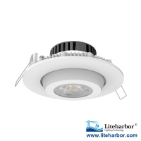 Recessed Mount Round Gimbal 4 Inch LED Downlight Retrofit