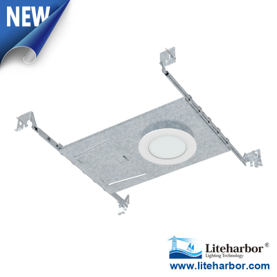 4" New Construction Ultra Slim Round LED Recessed Panel Light