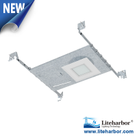4" New Construction Ultra Slim Square LED Recessed Panel Light