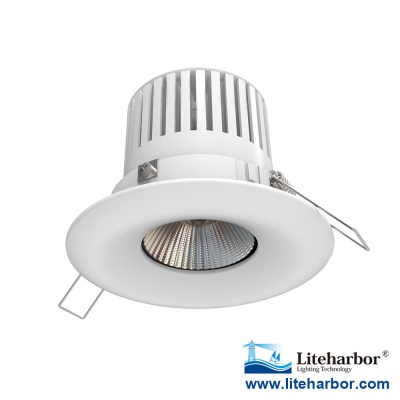 Liteharbor 3 Inch Round Shape COB LED Retrofit Downlight 