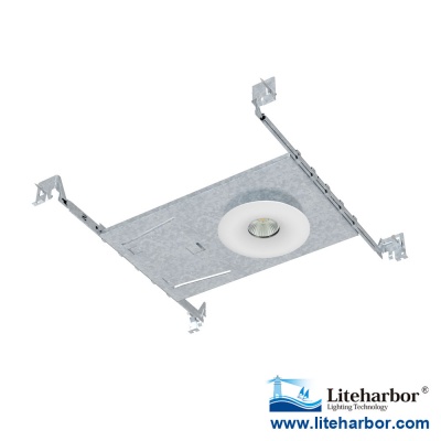 4 Inch Round New Construction LED Retrofit Trim