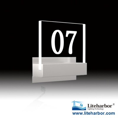 Doorplate LED Wall Sconce Light