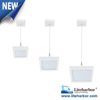 Liteharbor Die-cast Aluminum Square LED Suspended Ceiling Light