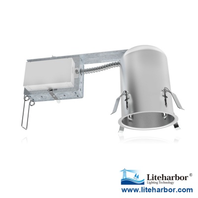 4 Inch Remodel NON-IC Fluorescent Housing