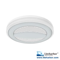 Liteharbor Factory 16 Inch Round Ceiling Led Wireless Speaker Light