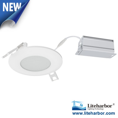 Liteharbor 3 Inch Ultra Thin Round Recessed LED Panel Light