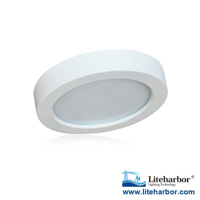 Die-cast aluminum 7 Inch Round Flush Mount LED Ceiling Light