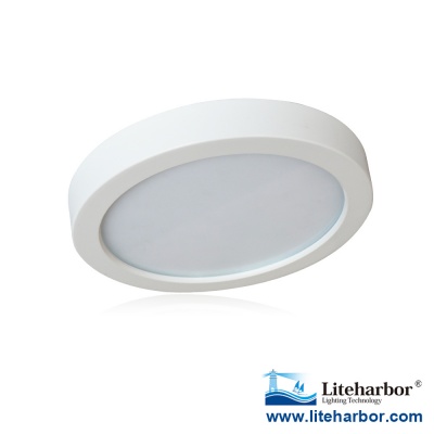 Die-cast aluminum 9 Inch Round Flush Mount LED Ceiling Light