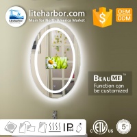 Liteharbor hospitality/Hotel/Salon Customized Size LED mirror television