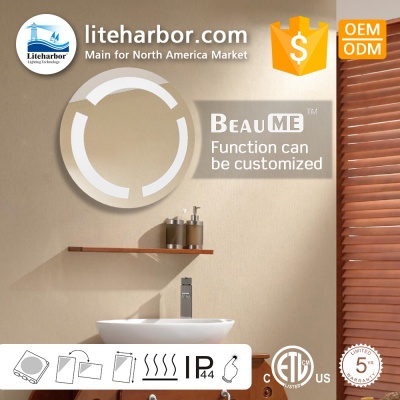 Liteharbor Customized Size Bathroom LED Makeup Mirror Light