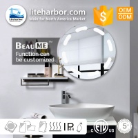 Liteharbor Customized Size LED Illuminated Makeup Mirror