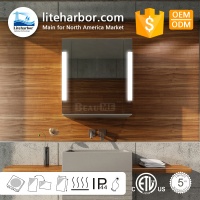Liteharbor Frameless Customized Size LED Bathroom Cabinet Mirror