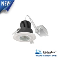 Liteharbor 3" Round Shape Gimbal LED Spotlight