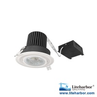 Liteharbor 4" Round Shape Gimbal LED Spotlight