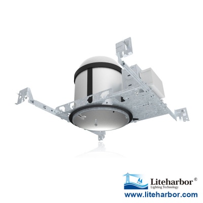 6 Inch Compact Fluorescent New Construction IC Airtight Housing