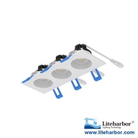  Liteharbor 2" Rotatable LED Eyeball Muiltple Downlight with 3 Lamps