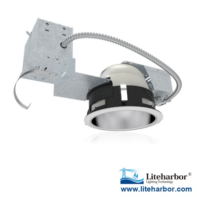 8 Inch Horizontal Remodel Compact Fluorescent Architectural Housing