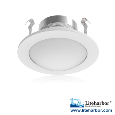 4 Inch Low Volt. Shower Reflector Trim with Dome Lens