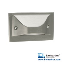 LED Deck Light Waterproof 5W Brushed Nickel