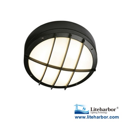 Surface Mounting Waterproof Round Fluorescent Wall Luminaires