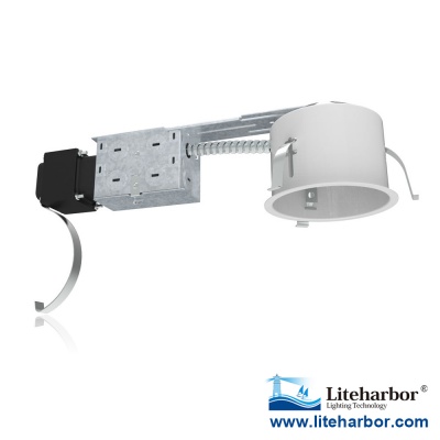 Low Voltage 4 inch Remodel NON-IC Shallow Housing