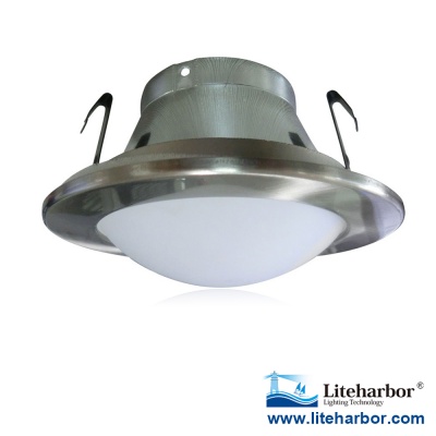 4 Inch Fluorescent Shower Trim with Dome Lens