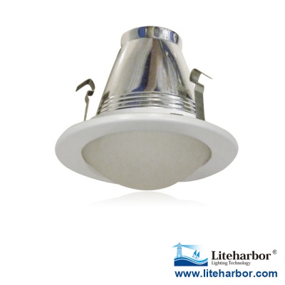 4 Inch Fluorescent Shower Trim with Dome Lens