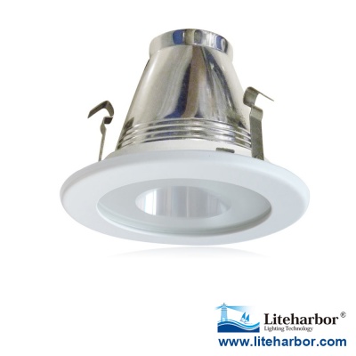 4 Inch Fluorescent Shower Trim with Frosted Lens