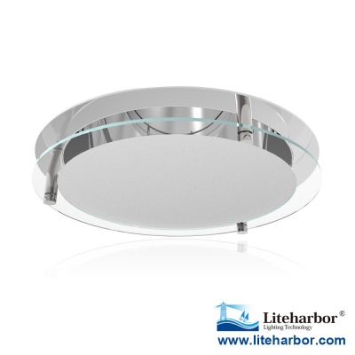 6 Inch Vertical Reflector with Drop Glass