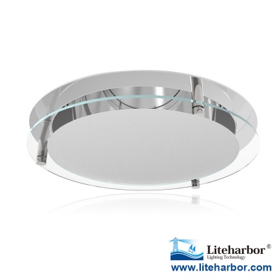 8 Inch Horizontal Reflector With Drop Glass