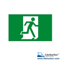 ABS LED Running Man Emergency Exit Sign