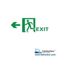ABS LED Running Man Emergency Exit Sign